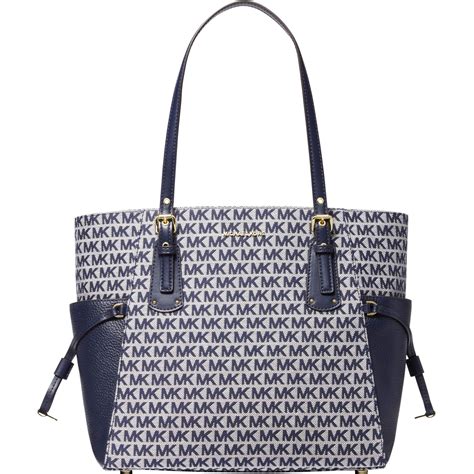 michael michael kors voyager logo large east west tote|signature sinclair east west tote.